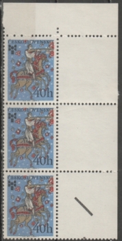 2151 + okraj vpravo (3x) třípáska - svisle ** - 1975